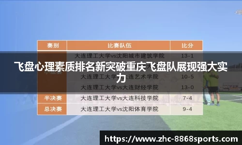 飞盘心理素质排名新突破重庆飞盘队展现强大实力